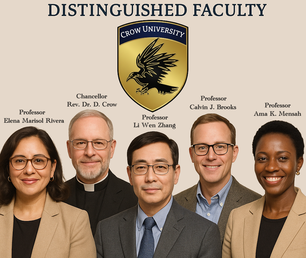 Crow University distinguished faculty