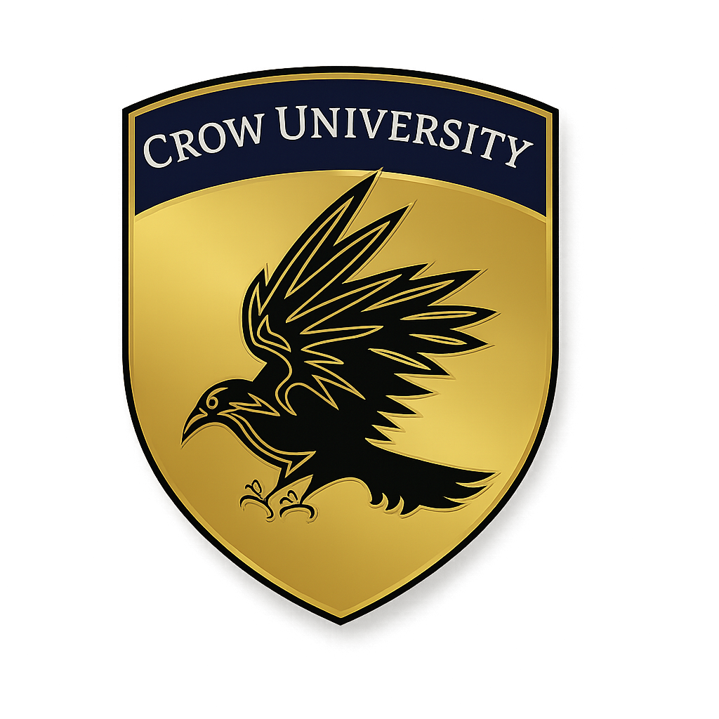 Crow University shield emblem